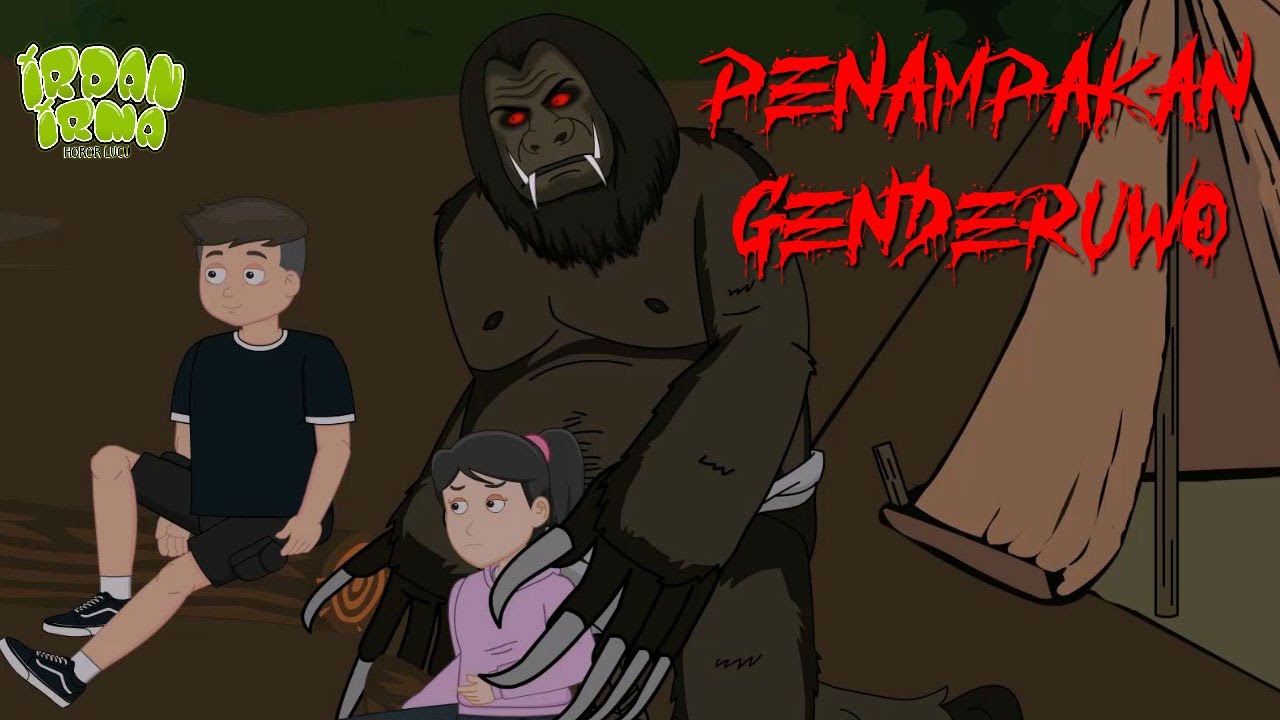 Kompilasi Horror Lucu Penampakan Genderuwo Komedi Irpan dan Irma