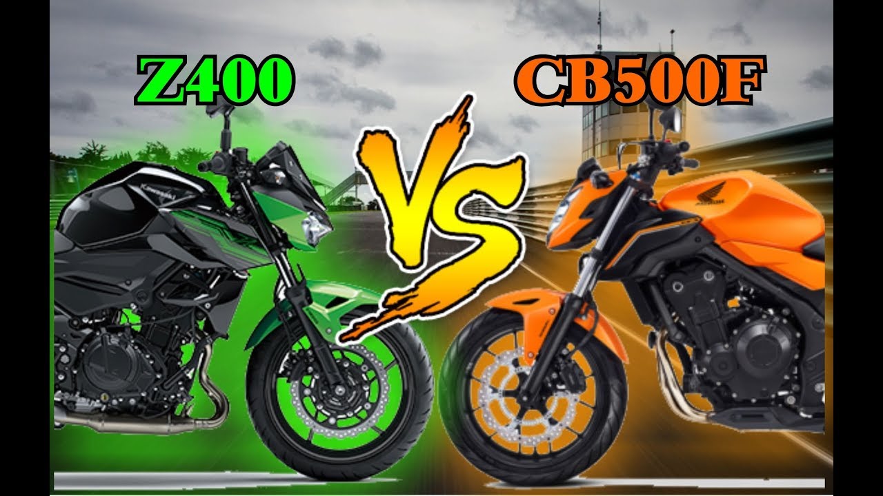 Comparativo Z400 X CB500F