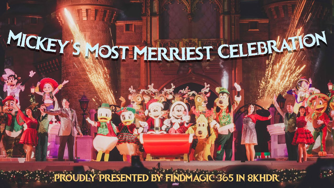 FindMagic - Mickey's Most Merriest Celebration at Mickey's Very Merry Christmas Party 2025 8kHDR