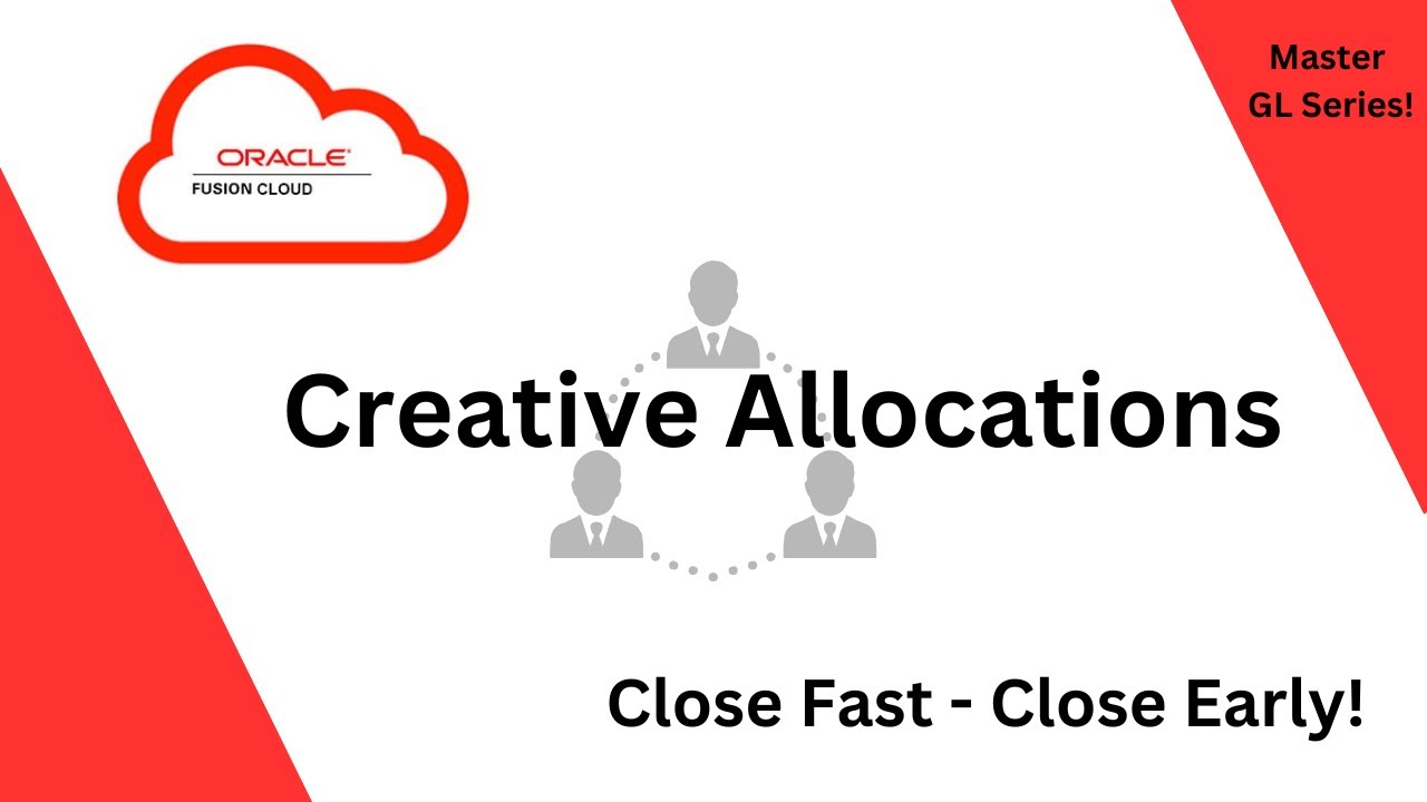 Oracle Fusion - Allocations Using Essbase and Excel- Close Faster! Automate!