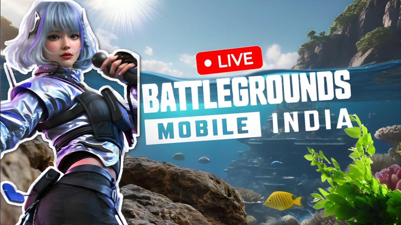 BGMI First live strem on yt