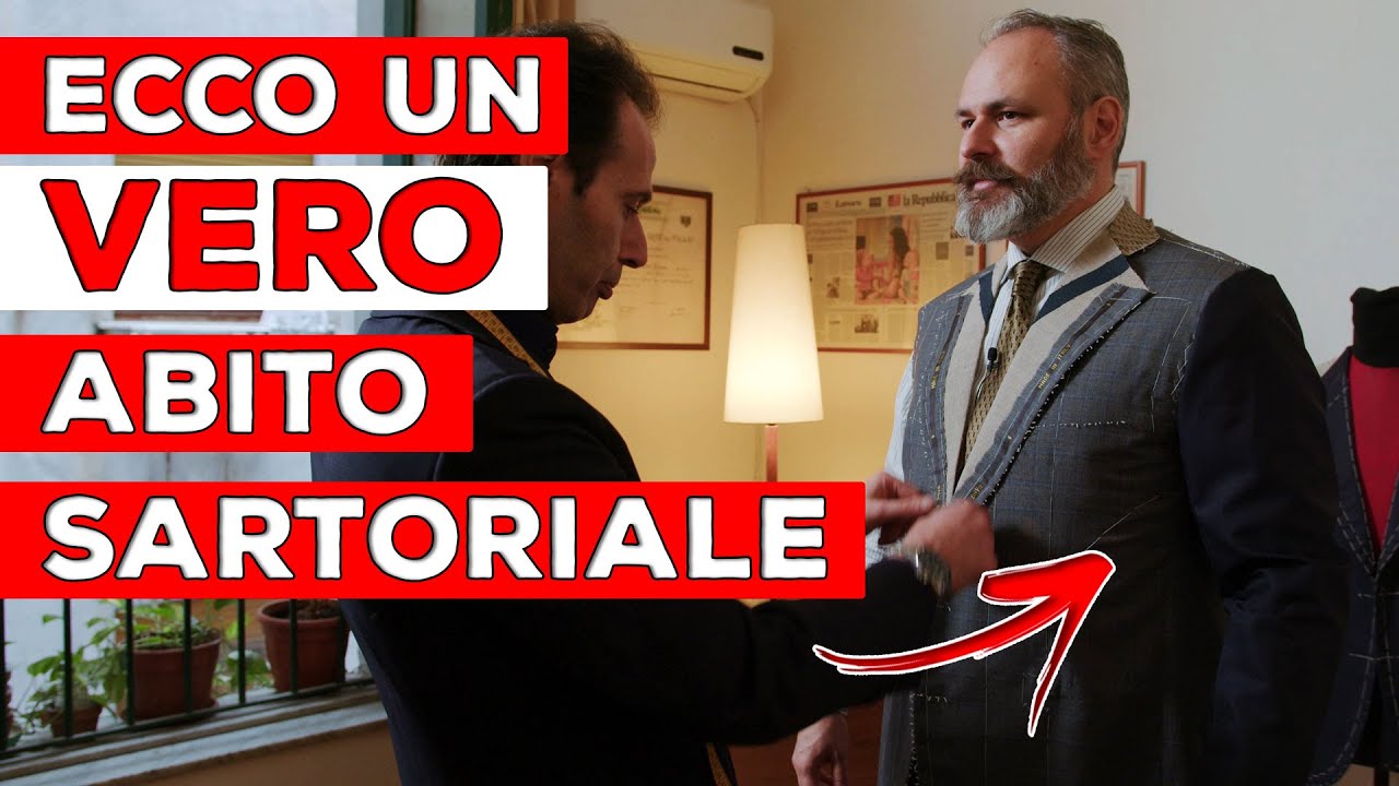 Come nasce un VERO abito SARTORIALE