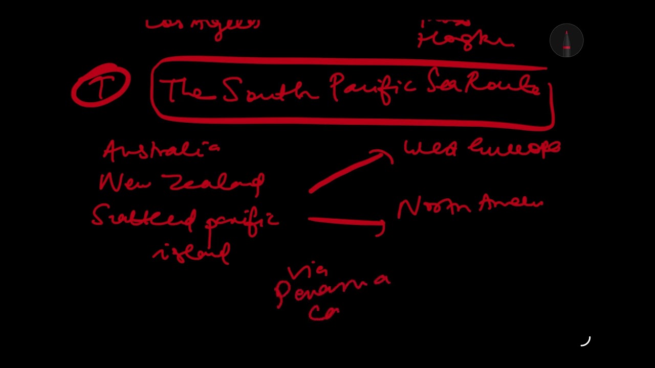 Important Sea Rotes REVISION | Ch- Transport and Communication | Class 12 Geography 