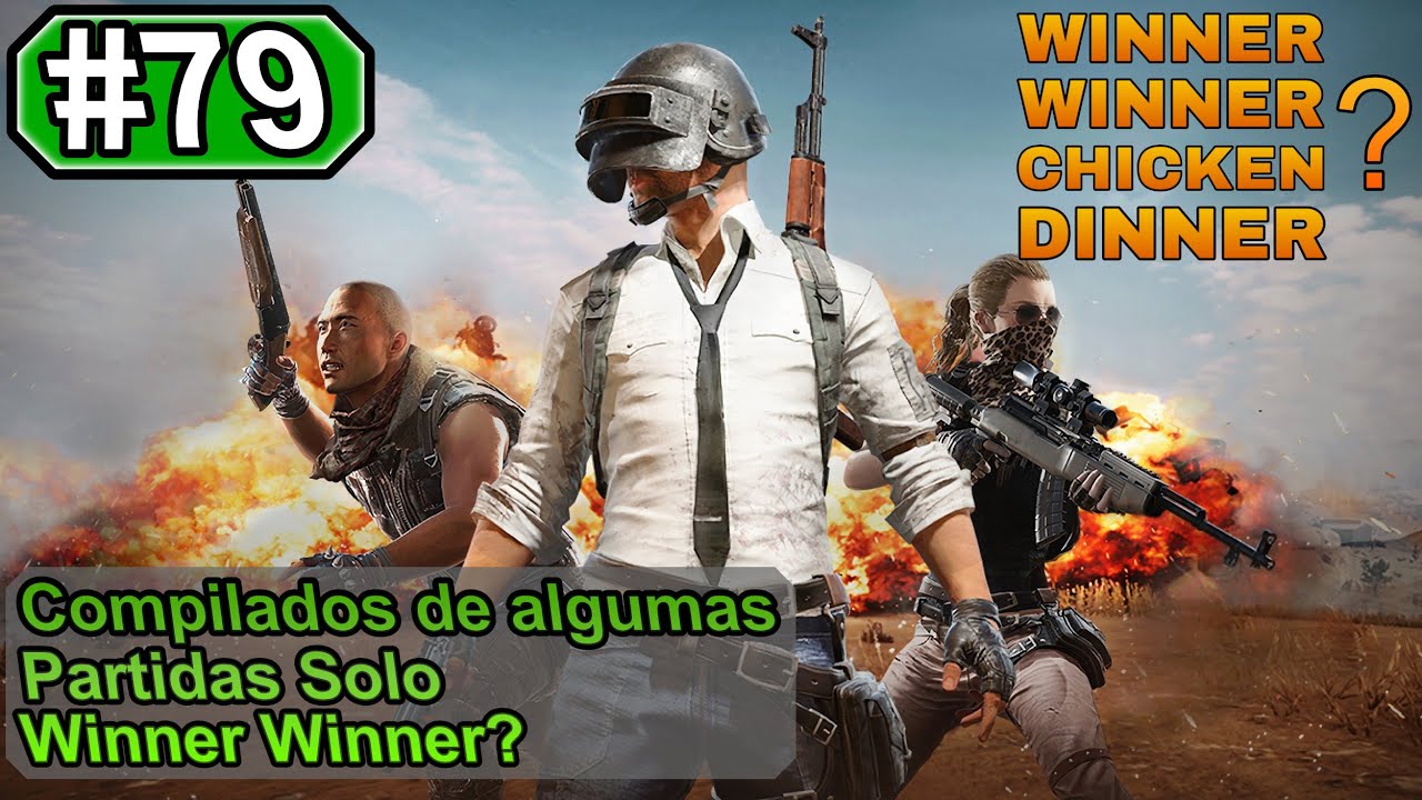 Playerunknown's Battlegrounds Ep #79 - Compilado de Partidas Solo! Winner Winner talvez?