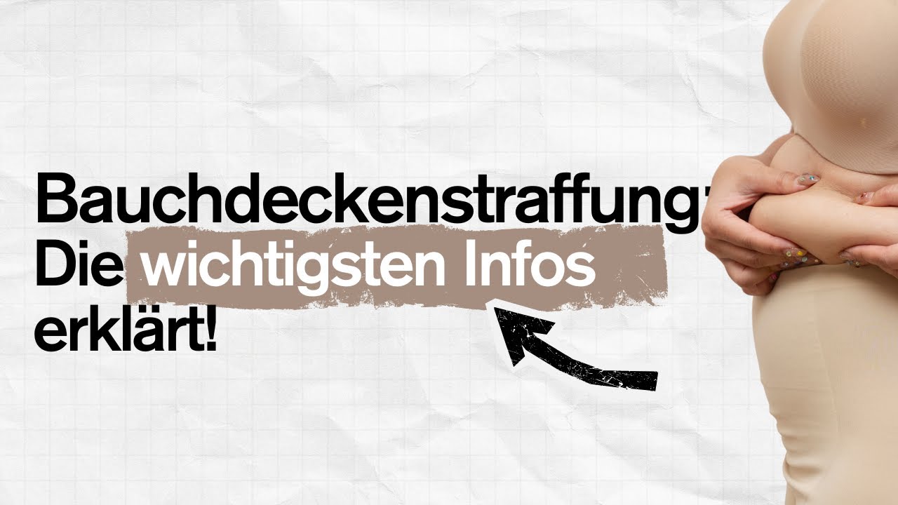 Bauchdeckenstraffung: Die wichtigsten Infos kurz erklärt | 👨‍⚕️ Dr. Deb in Frankfurt