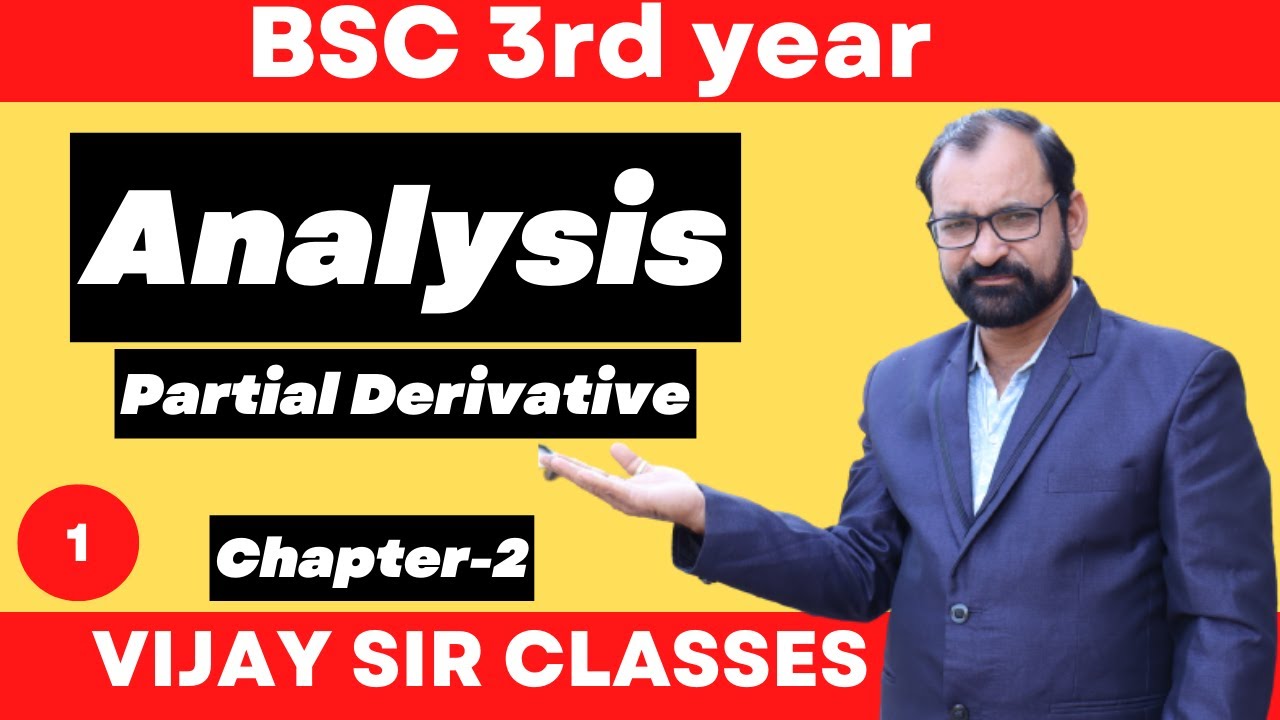 Partial Derivation and Partial Derivatives of Higher Order for Bsc3rd year maths   \ L-1