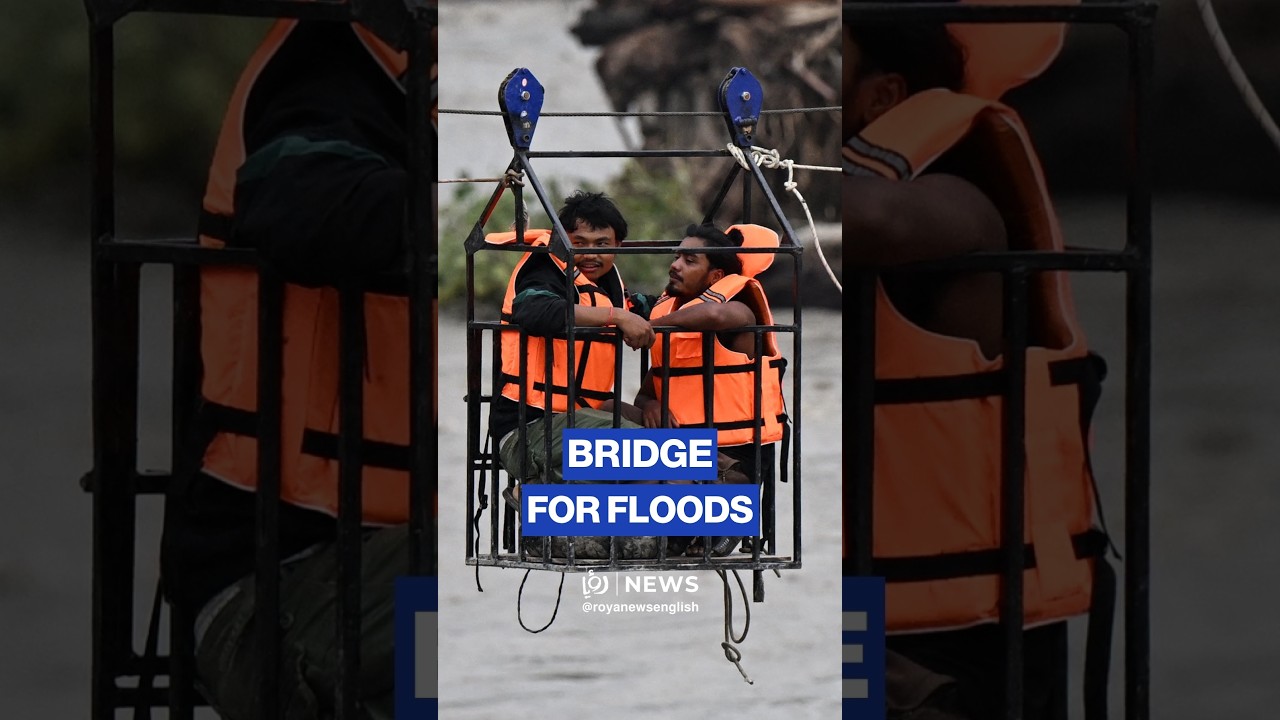 Nepali army rushes to construct bridge over Tadi river in flood-affected Nuwakot