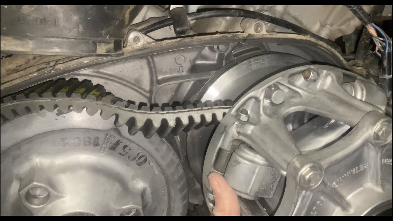 Installing a belt on a 2012 750 brute force(Without removing the clutch)