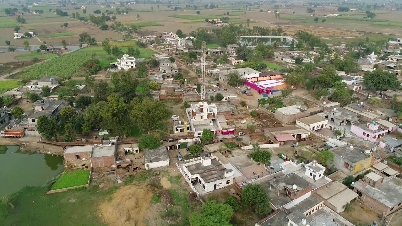 A View From Sky  VILLAGE  BHARATH  GURDASPUR