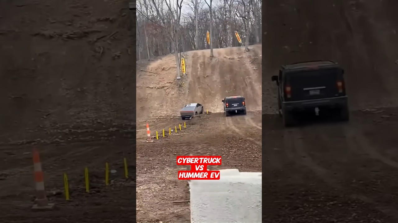 Cybertruck против Hummer EV!....кто победит??