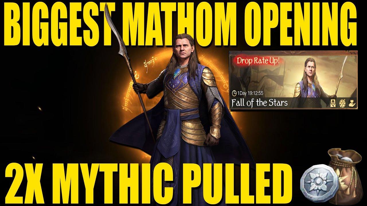 Lotr Rise To War My biggest ever Mathom opening 300 Fall of the stars Insane luck
