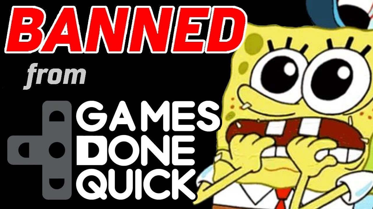 Меня забанили в играх &laquo;Games Done Quick&raquo; (Скорое прохождение &laquo;Битвы Губки Боба за Бикини Боттом&raquo; ...