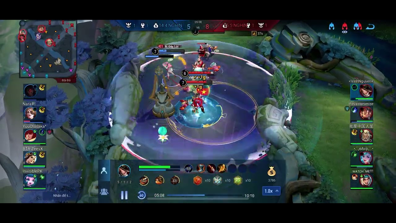 Top 1 hayate gặp counter vẫn gánh team rank 9x