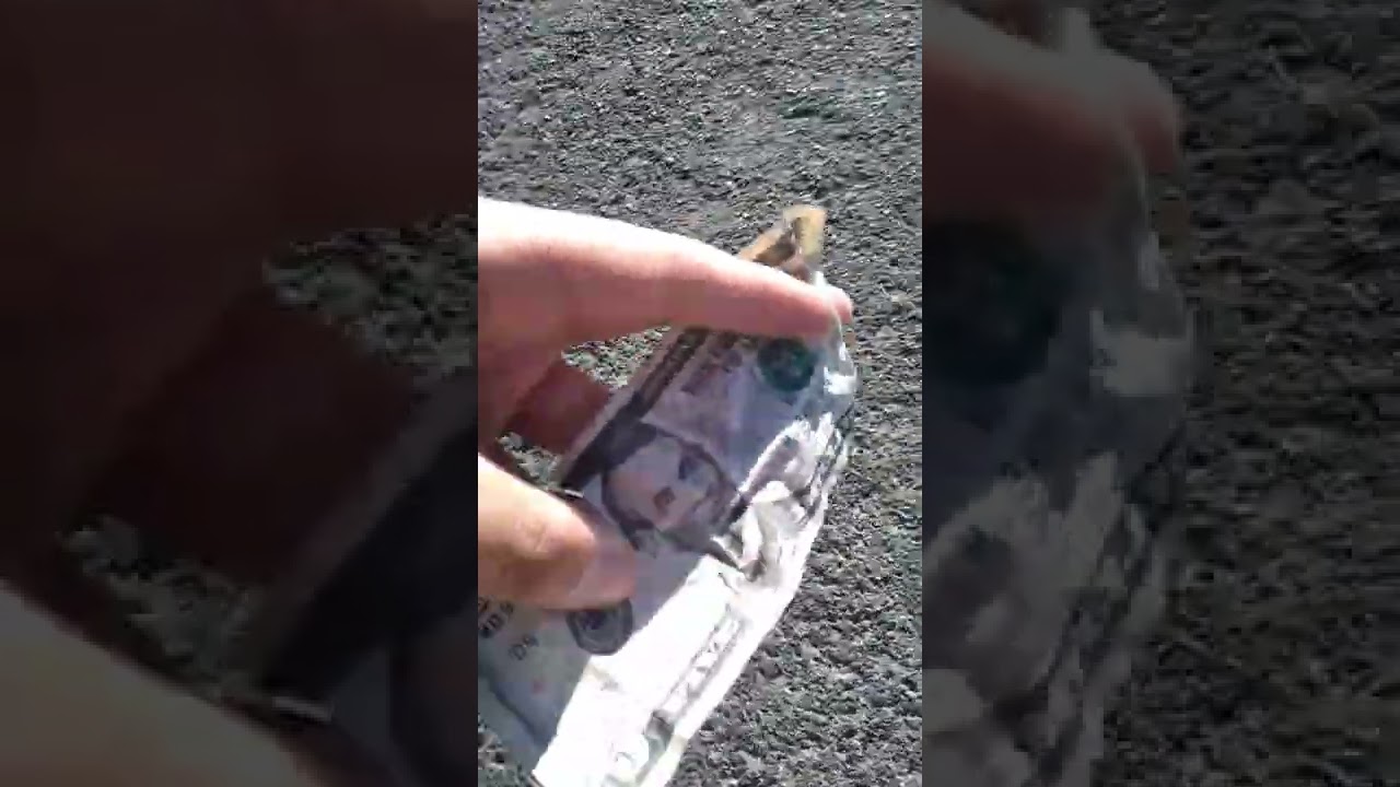 I Found A 5 Dollar Bill On The Ground