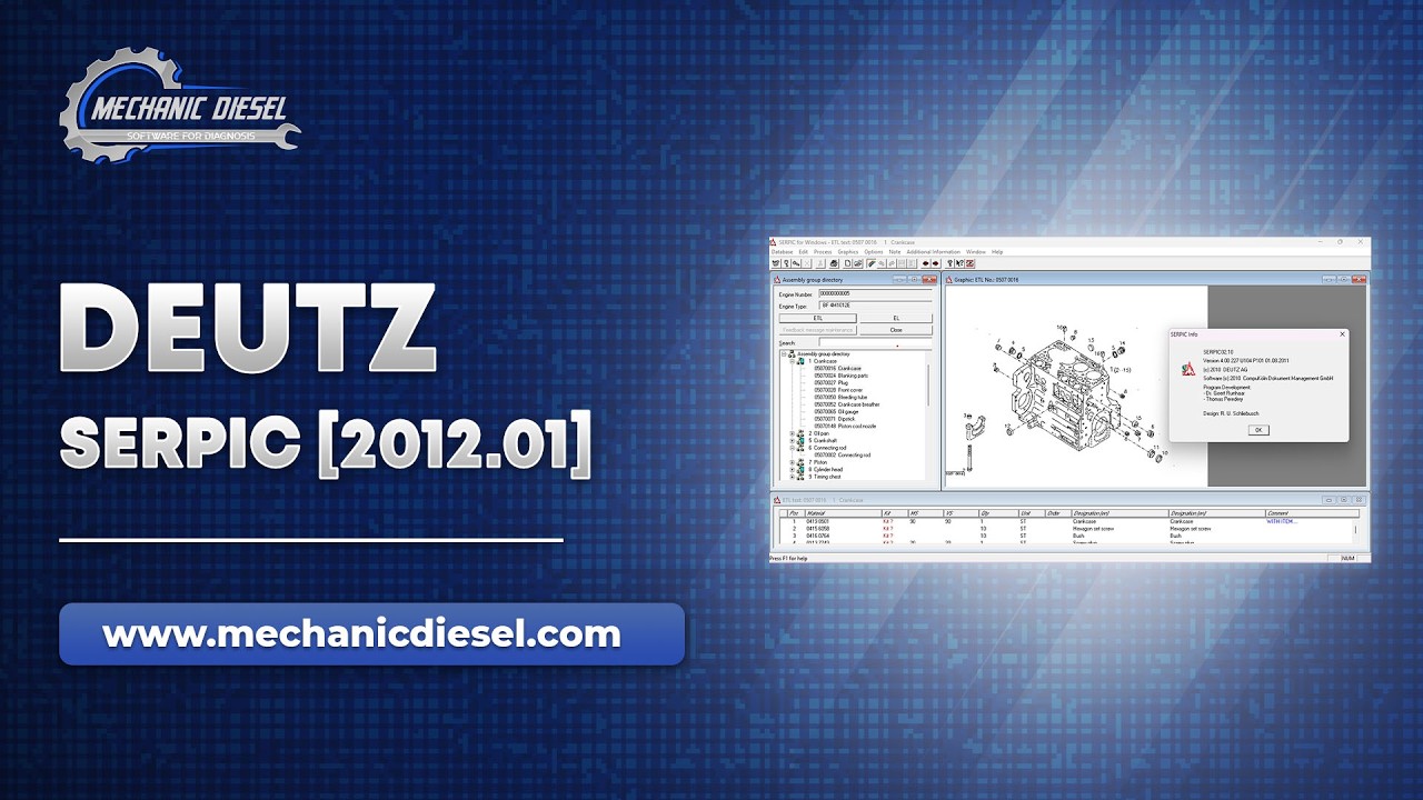 Exploration of DEUTZ SERPIC [2012.01] Software Features