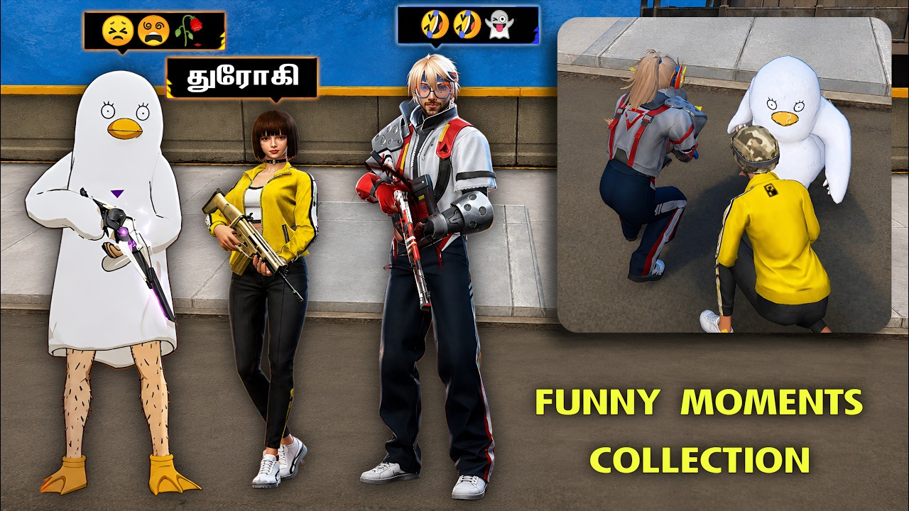 Free Fire Funny Gameplay Moments Compilation 👺😂 | Free Fire Tamil | Cricketer AKR Gaming