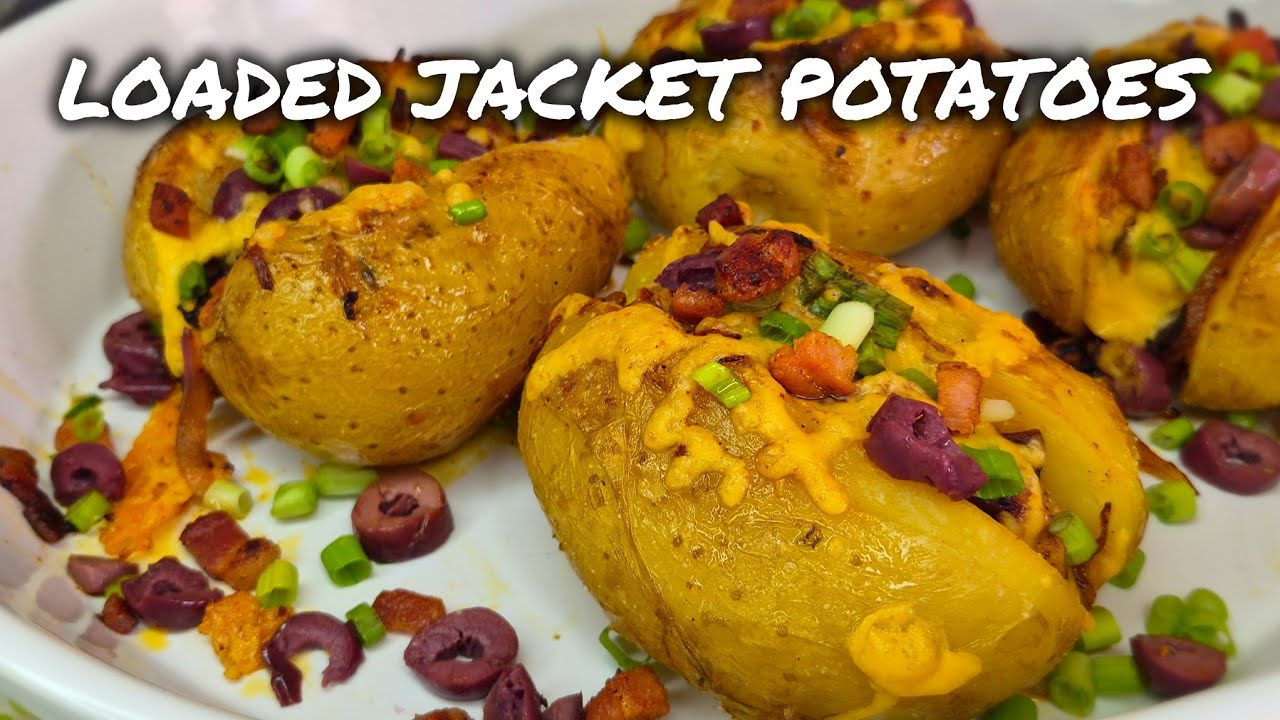 The BEST Loaded Jacket Potatoes Recipe | Bacon, Cheese & Garlic Butter