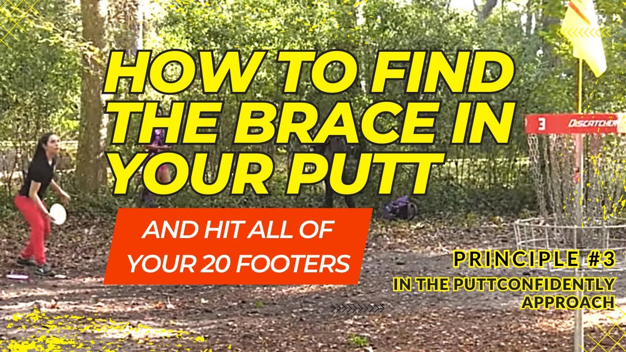Feel Your Brace and Hit More Putts! Advanced Level Putting Tip - Principle 3 #discgolf #puttingtips