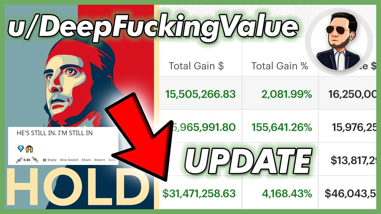 UPDATE: Did DeepFuckingValue Sell? [Gamestop Saga]