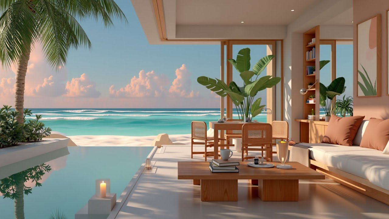 Расслабляющая хаус-музыка | Тропические вайбы дип-хауса | Звук океанского бриза