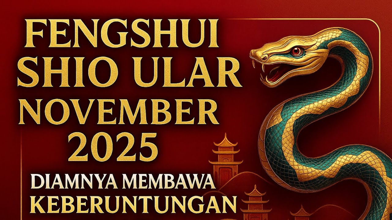 FENG SHUI SHIO ULAR NOVEMBER 2025 : Diamnya Bukan Lemah&hellip; Tapi Tanda Keberuntungan Akan Datang!