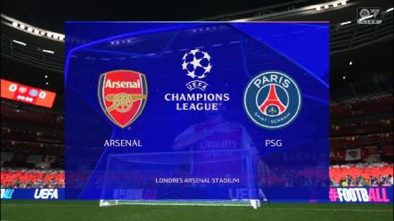 Arsenal x PSG - Champions League - EAFC 25