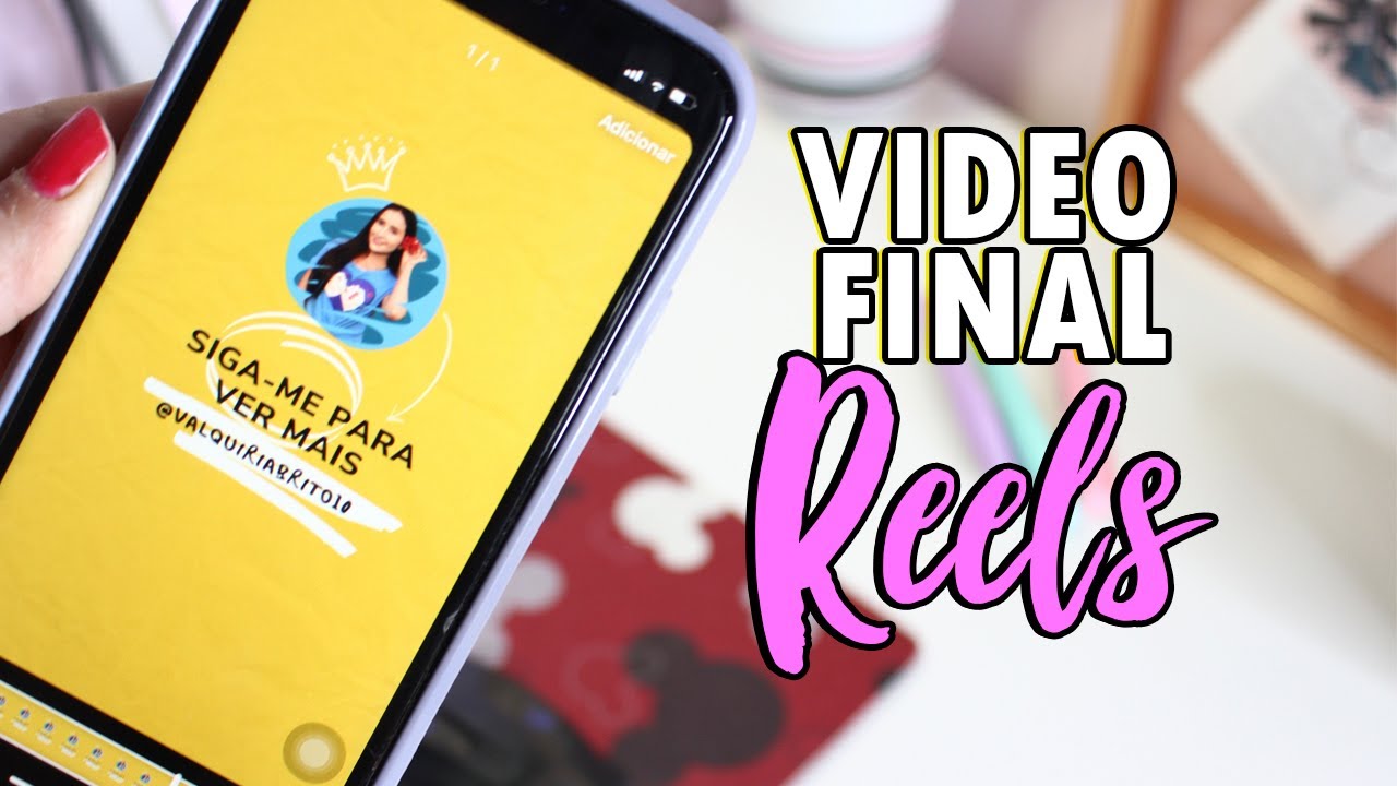 COMO CRIAR TELA/VIDEO FINAL PARA O REELS! VÍDEO DE CHAMADA PARA AÇÃO!