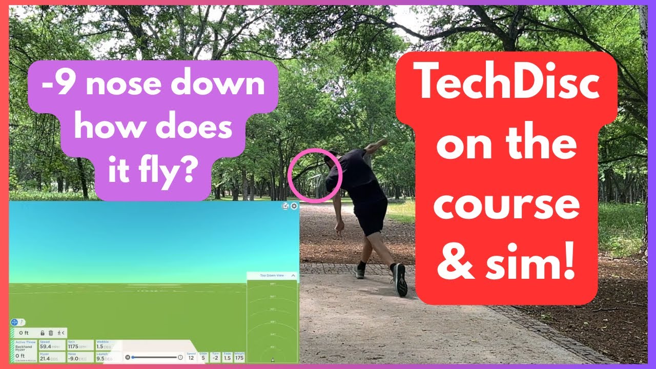 Tech disc course throws!