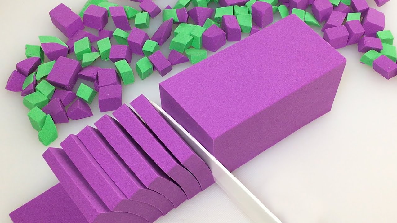 Very Satisfying Video Compilation 59 Kinetic Sand Cutting ASMR