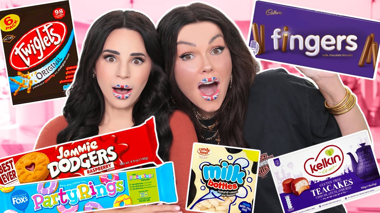Trying the BEST BRITISH TREATS & Candy! - Part 2 - ft Kandee Johnson!