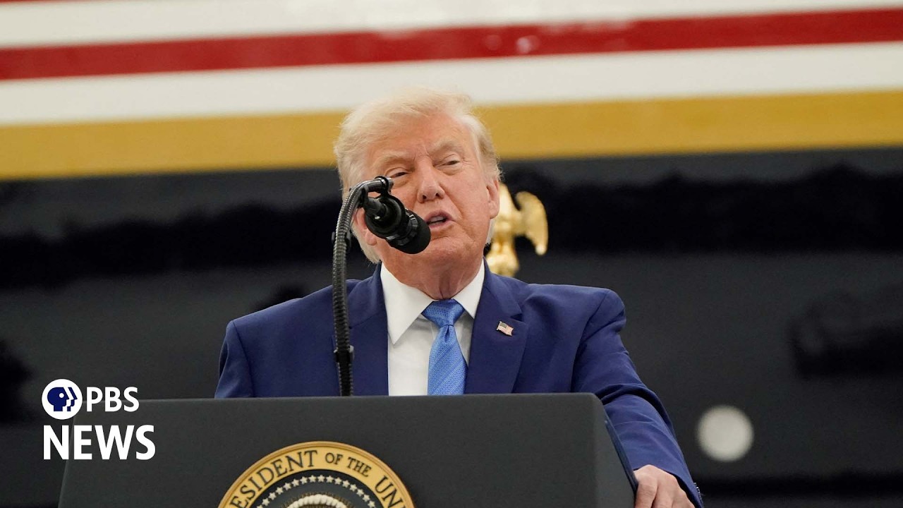 СМОТРИТЕ: Трамп представил новый самолет Air Force One, подаренный Катаром на авиабазе Эндрюс