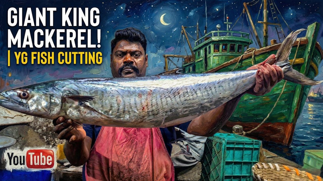 KASIMEDU SPEED SELVAM 🔥 VANJARAM FISH CUTTING 🔥  