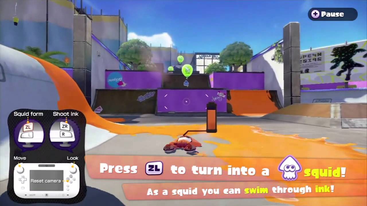 [Splatoon Demo] Tutorial Gameplay