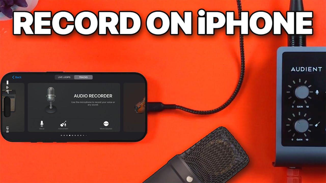 Как использовать аудиоинтерфейс с iPhone (Руководство по настройке GarageBand)