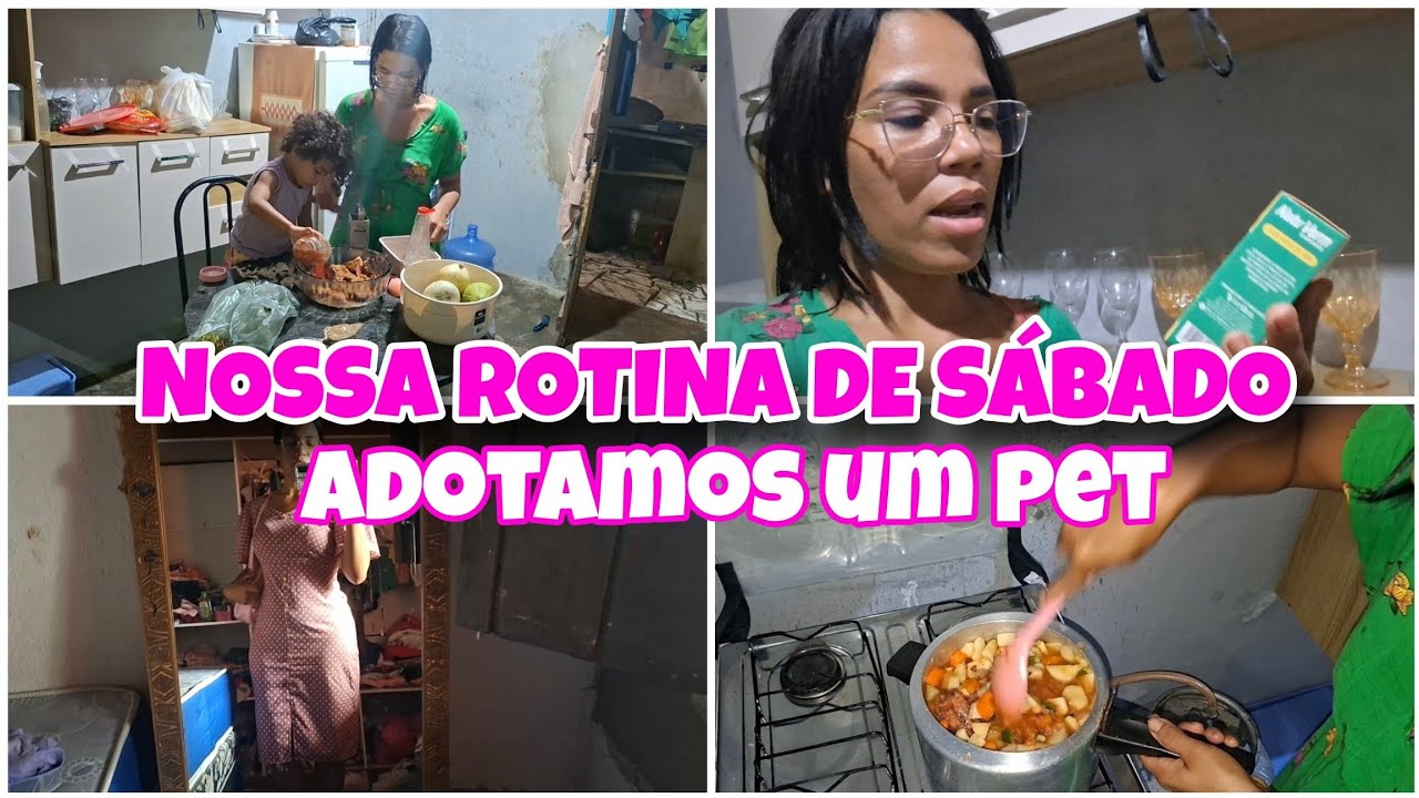 NOSSA ROTINA DE SÁBADO| AGORA TEMOS UM PET 