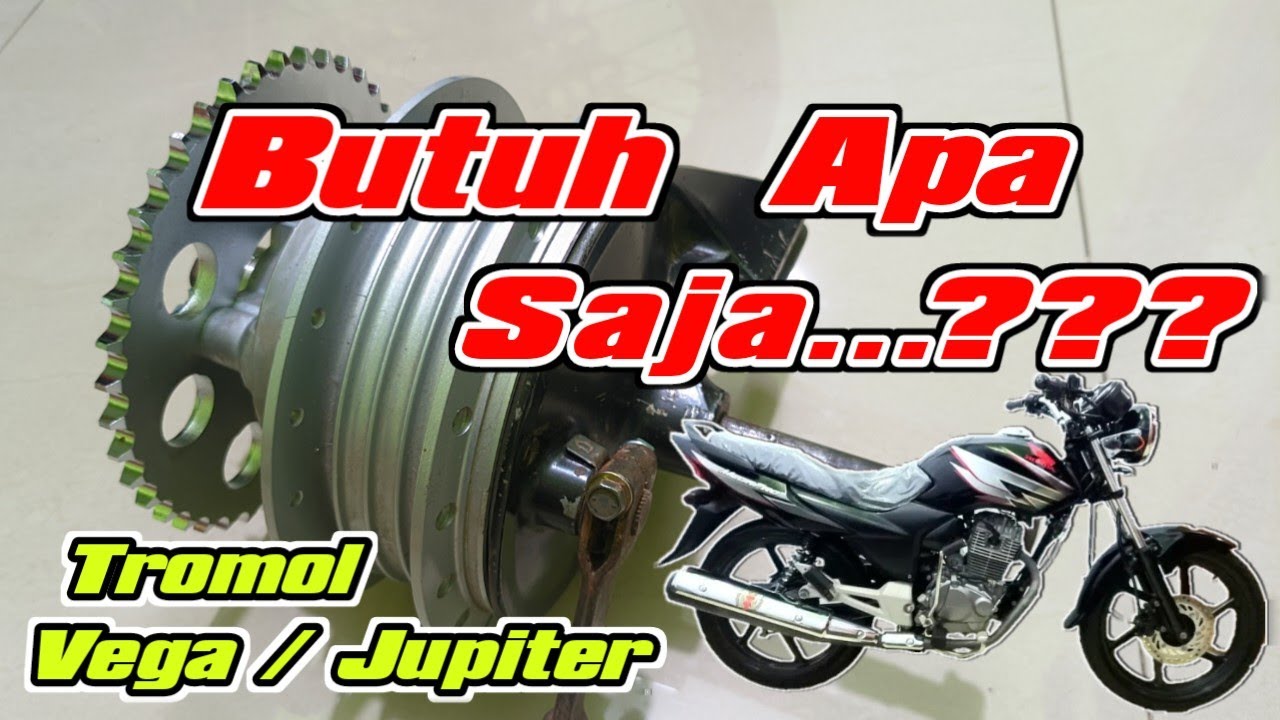 Megapro Primus GL CB pakai sistem Napgear PNP tromol belakang Vega Jupiter Tiger