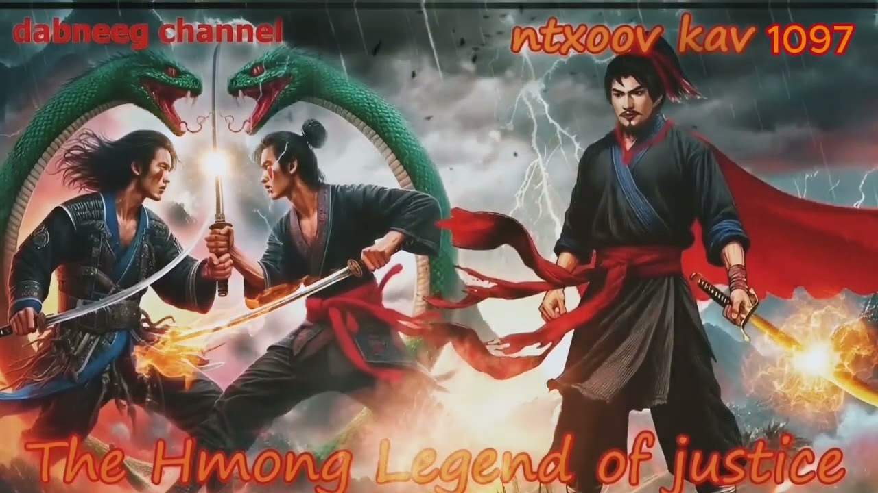 Ntxoov kav The Hmong Legend Part 1.097 - Yawg Liaj Nrob - Sword fighter for justice