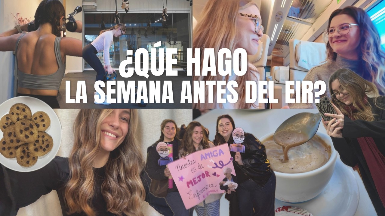 EIRVLOG 2: ¿voy a ser matrona? horas de estudio, partido de pádel y me acompañáis AL EXAMEN EIR