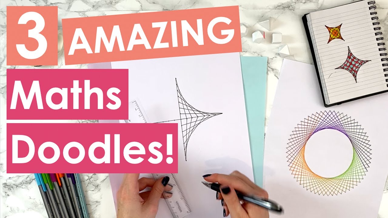 ■ 3 funky maths doodles you can do!