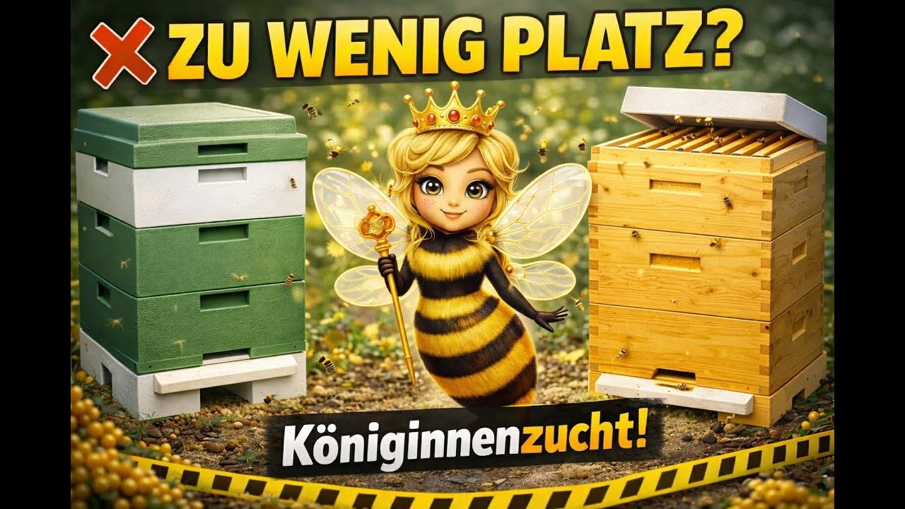 Zu wenig Platz? Königinnenzucht