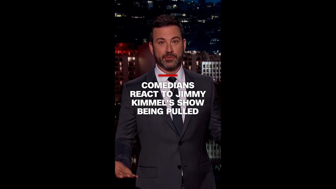 Comedians react to Jimmy Kimmel's show being pulled