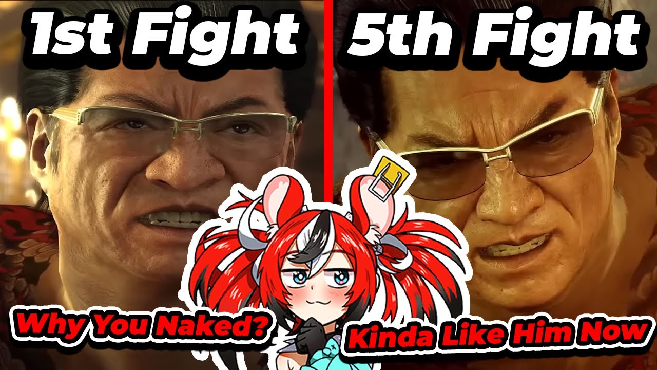 Bae Reaction On Fighting Kuze 5 Times In Yakuza 0 [ Hololive EN ]