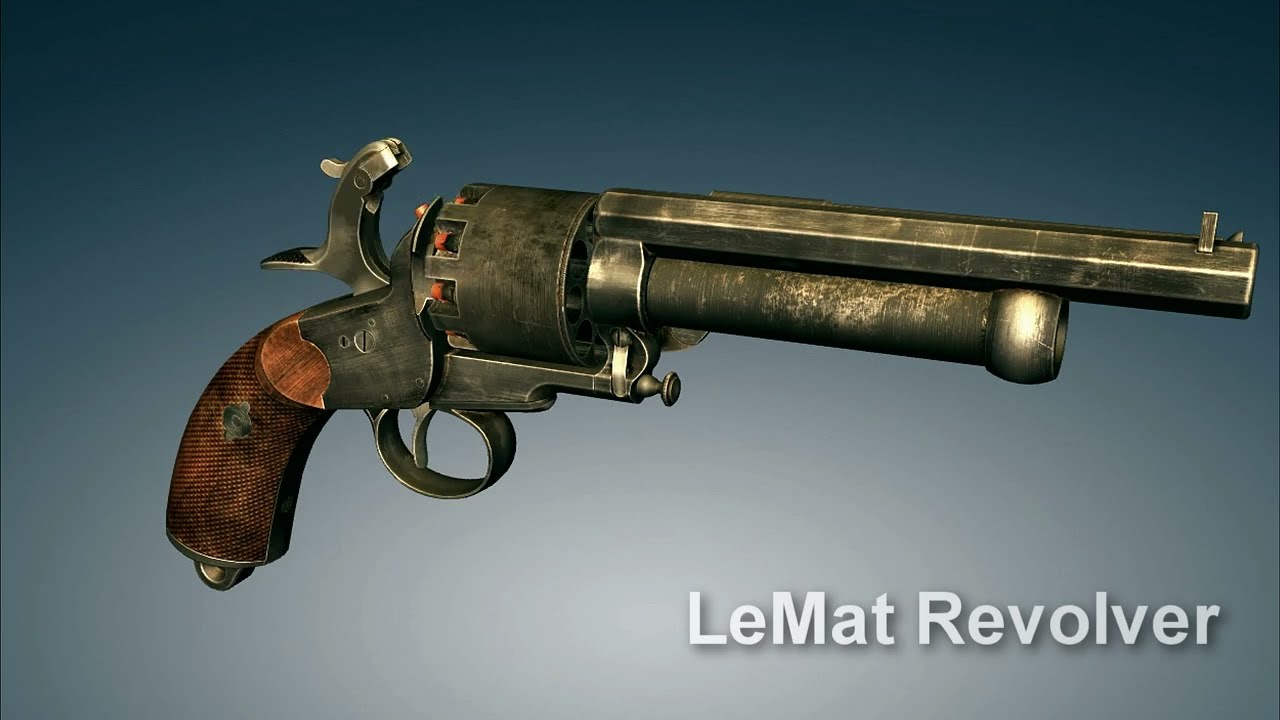 LeMat Revolver. How it works | 3dGun