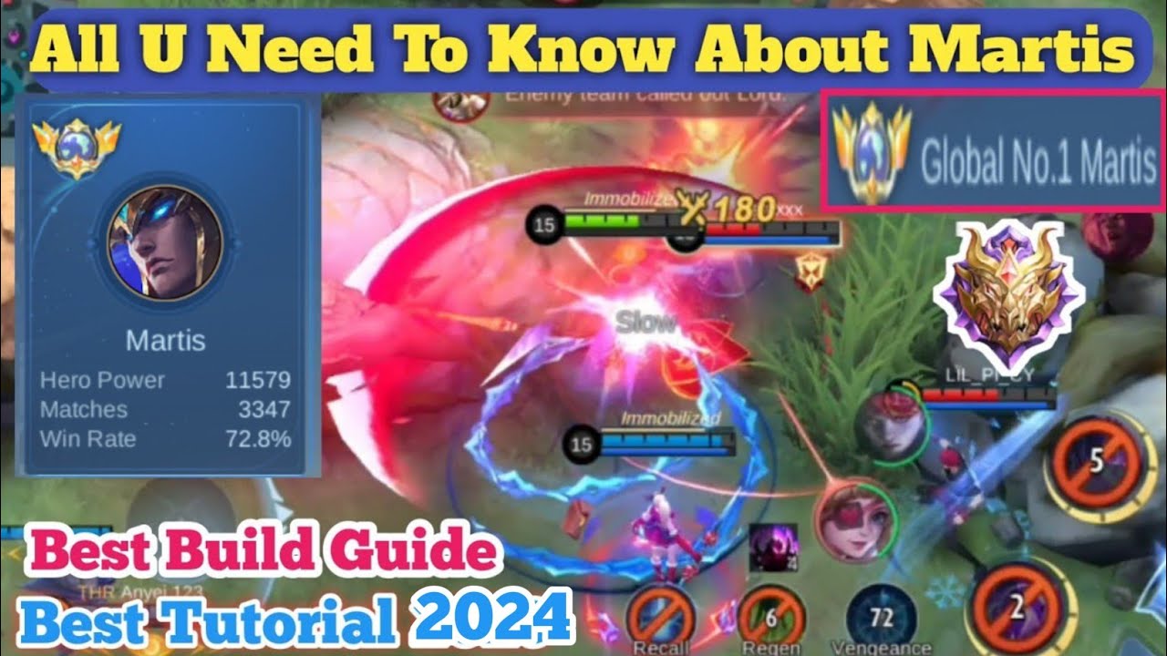 MARTIS TOP GLOBAL TUTORIAL TO RANK UP FASTER ( PRO GANKING & ROTATION) MARTIS BEST BUILD, GUIDE 2024