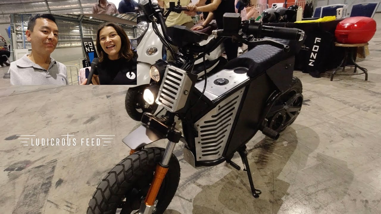 Fonzarelli Electric NKD Motorcycle and Arthur Scooter | Ludicrous Feed | Tesla Tom