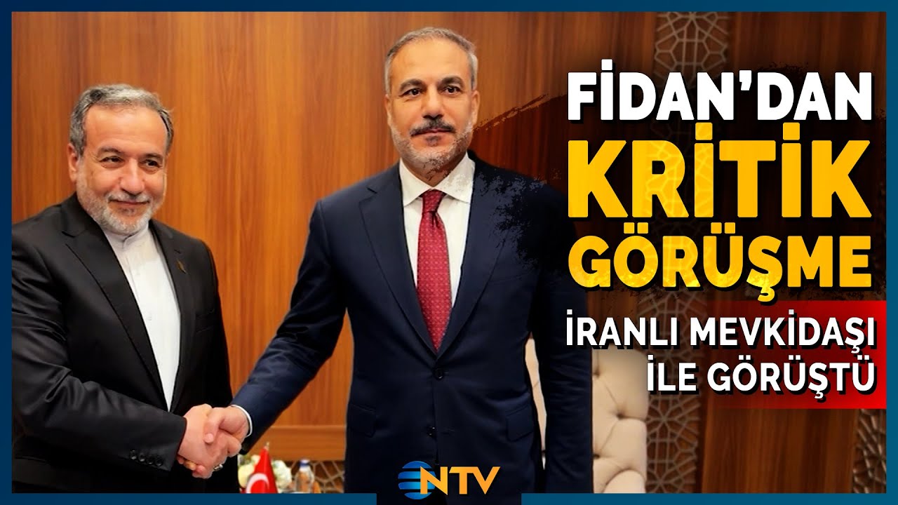 Hakan Fidan, İranlı Mevkidaşı Abbas Arak&ccedil;i ve ABD B&uuml;y&uuml;kel&ccedil;isi Tom Barrack ile G&ouml;r&uuml;şt&uuml;