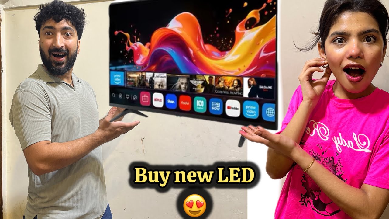 BUY A BIGGEST LED😍❤️! WALLU OR MURTASIM KO DIYA SUPRISE🥹❤️✨! Ahadnwallu❤️