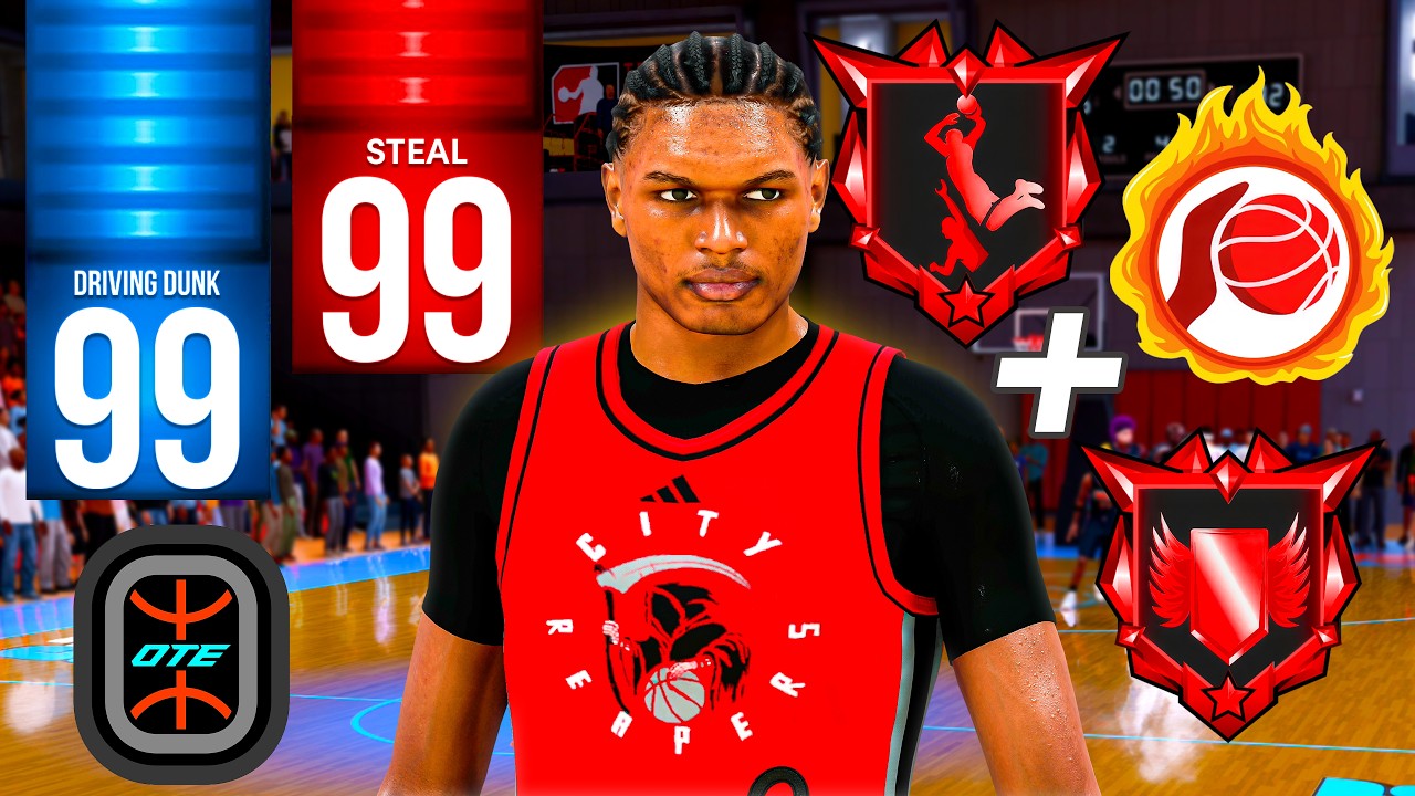 В режиме REC в NBA 2K26 OTE AUSAR THOMPSON BUILD — это настоящий феномен!
