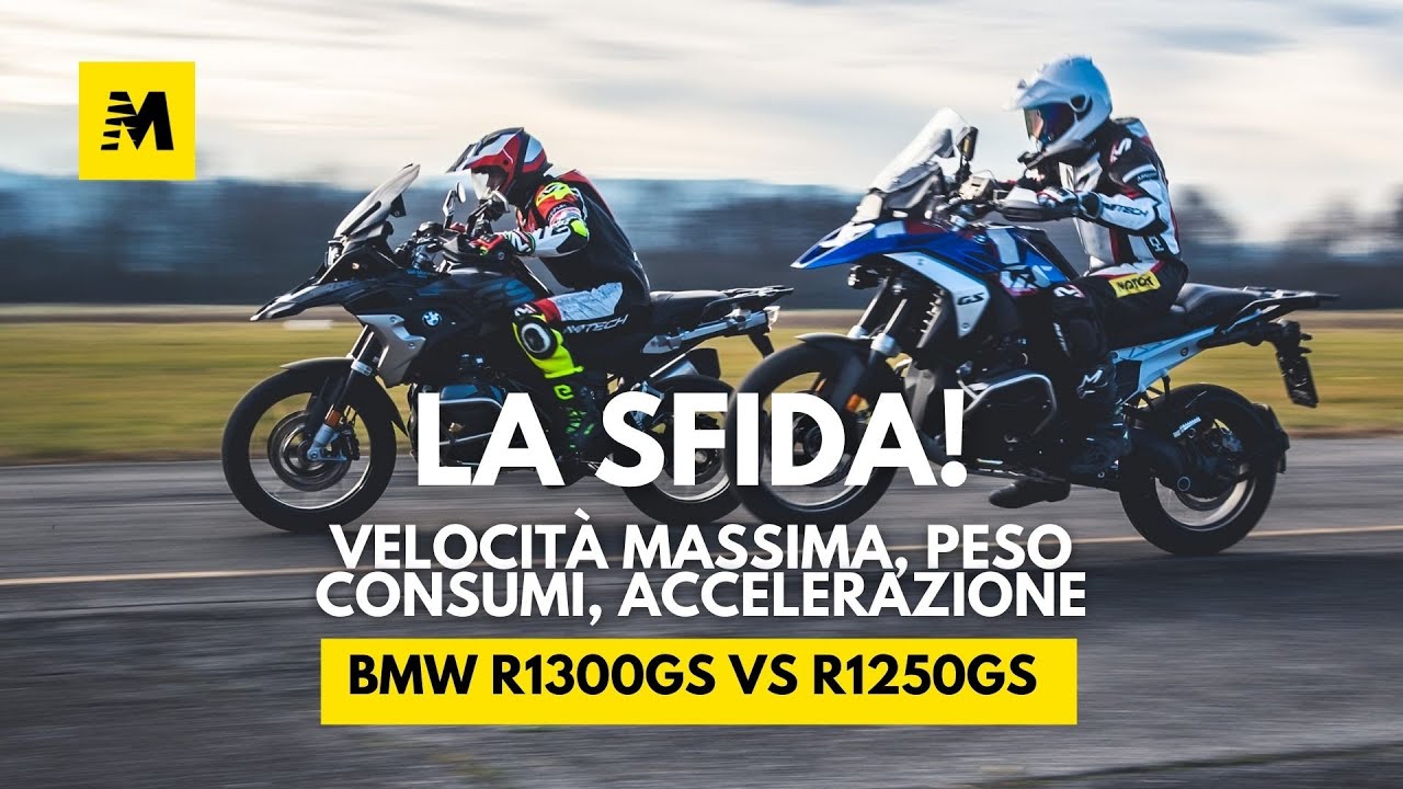 BMW R 1300 GS VS R 1250 GS, LA SFIDA! Velocità, accelerazione, peso, consumi: tutta la VERITA'!