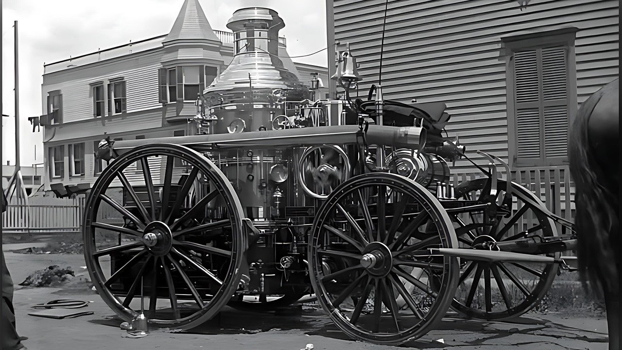 1894 Silsby Fourth Size Horse-Drawn Steam Pumper: The Fire Truck That Breathed Steam